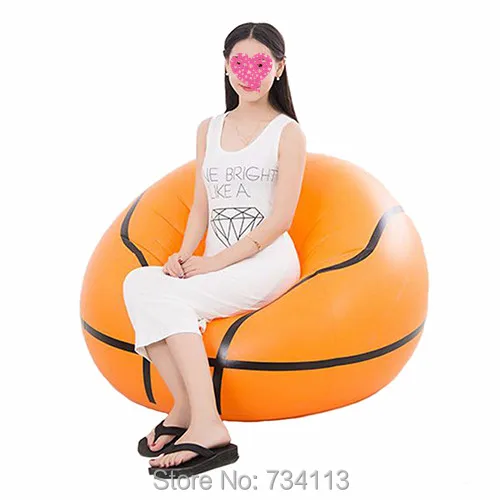 Cheap Basketball Fashion Inflatable Sofa Adult Football Self Bean Bag Chair Portable Outdoor Garden Sofa Living Room Furniture