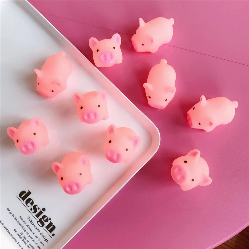 Мультфильм мягкий росток милый розовый поросенок весь человек игрушка Vent Piglet