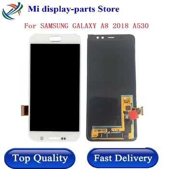 

Super AMOLED LCD For SAMSUNG GALAXY A8 2018 A530 LCD Display Touch Screen Digitizer Assembly Replacement parts for samsung A8