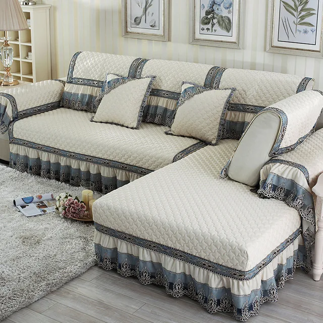 Aliexpress.com : Buy Solid Polyester Fabric Sofa Cover
