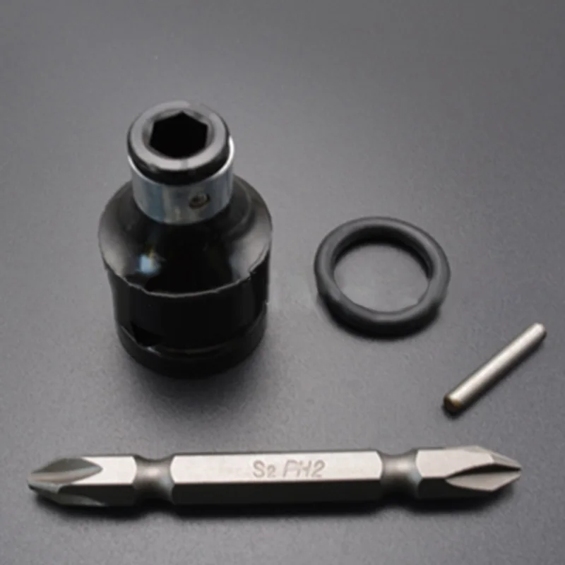 

Adapter Driver Converter Black 1/2" Square Female Drive to 1/4" High quality