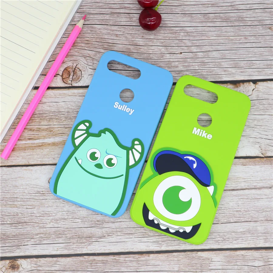 

Cartoon Monsters Sully Phone Case for Huawei P20 P30 Mate 9 10 20 Pro X Nova 3 3e 3i 4 Honor 8X 10 9 Lite 9i 9N Silicone Cover