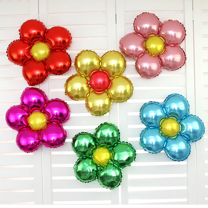 1 unid 18 pulgadas flores de papel de aluminio globos juguetes favores de la boda y regalos de los niños decoraciones de fiesta de cumpleaños de helio globos 1 unid 18 pulgadas flores de papel de aluminio globos juguetes favores de la boda y regalos de los niños decoraciones de fiesta de cumpleaños de helio globos