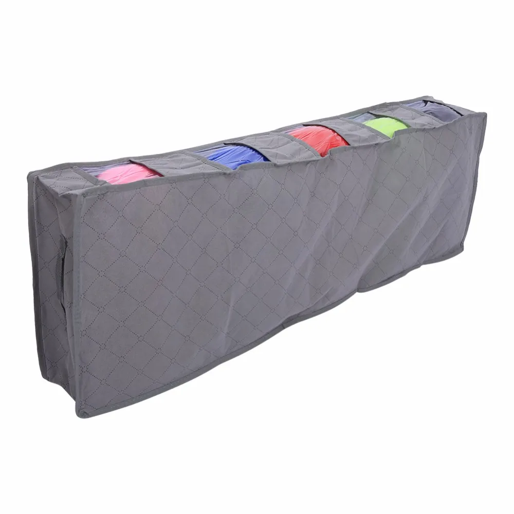 Нетканый материал 53L нетканое большое одеяло для Одежды Органайзер Домашний для хранения коробка сумка чехол 5 отсек 100*30*15 см