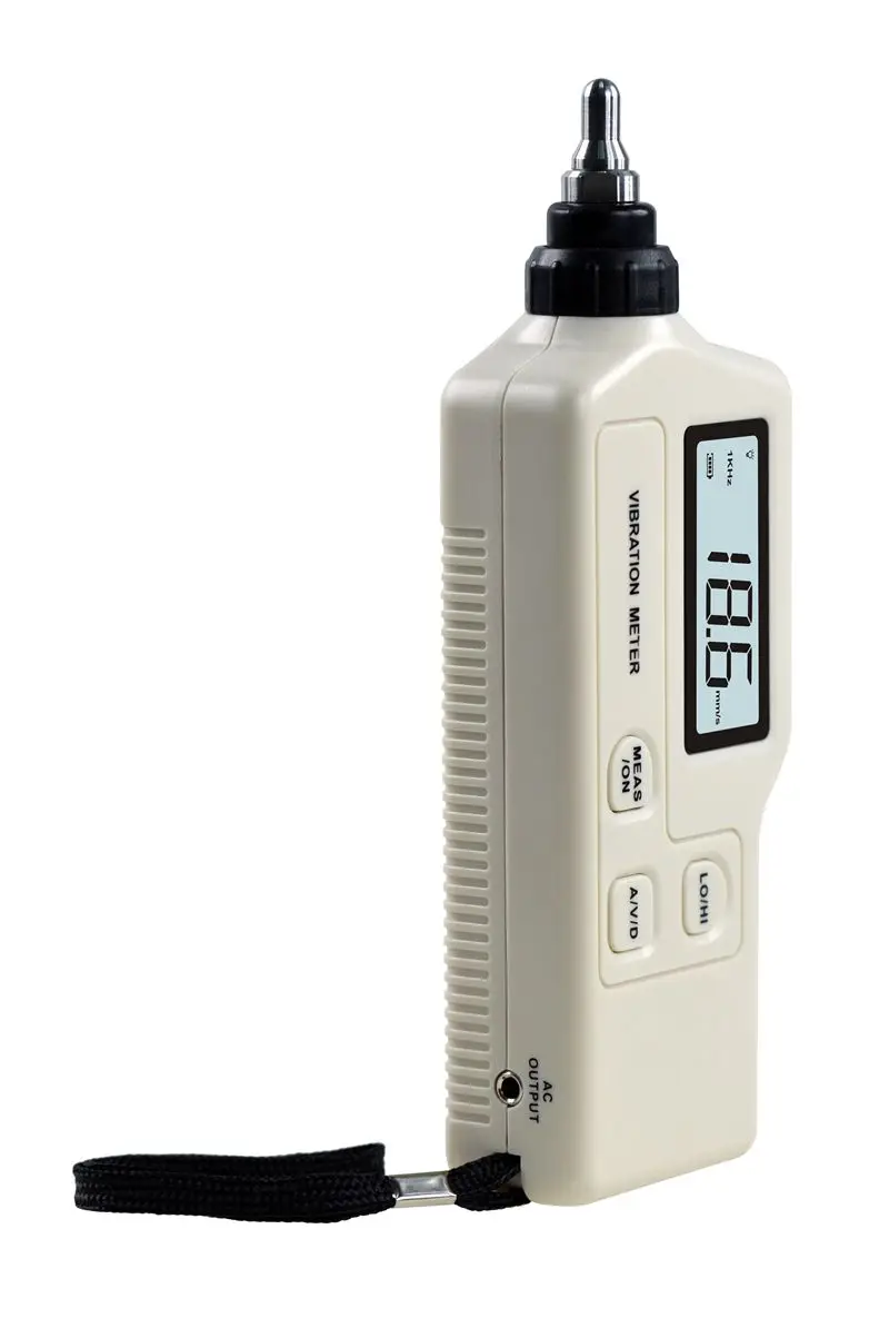 Professional Digital Vibration Meter 0.1~199.9m/s LCD Electronic Vibration Frequency Analyzer Tester Handheld Vibrometer+Box 4