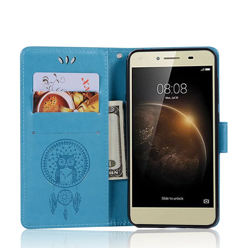 Роскошный чехол SEASHORE для huawei Y5 II/Y5II в стиле ретро, откидной кожаный чехол-Бумажник для телефона, чехол для huawei Honor 5A, чехол s