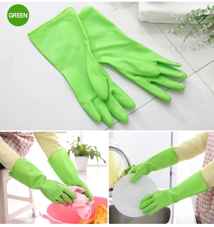 Бытовые перчатки прочные водонепроницаемые резиновые перчатки для чистки одежды Dishe мойка автомобиля средней толщины удобные
