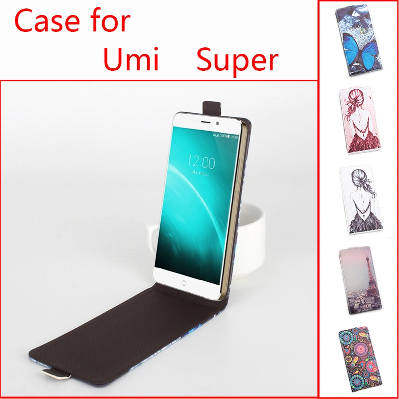 

High Quality Pattern Leather wallet flip Case for UMI Super Leather Case Flip Cover for UMI Super Case Phone Cover Free Ship