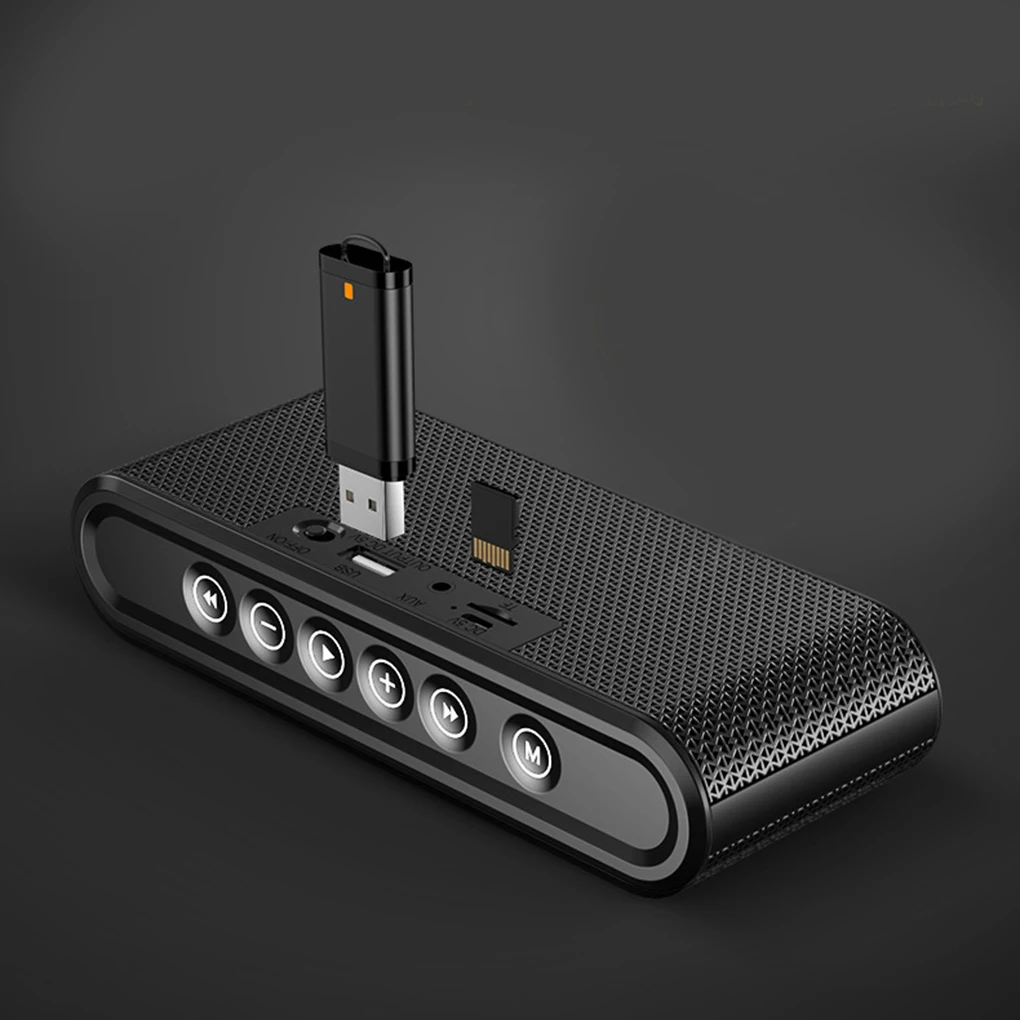 Worallymy X6 8000 мАч батарея Bluetooth V4.2 + EDR динамик беспроводная TF карта USB диск сабвуфер