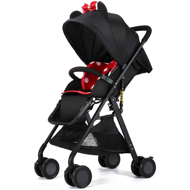 

High landscape stroller can sit reclining ultra lightweight folding portable pocket umbrella baby child stroller