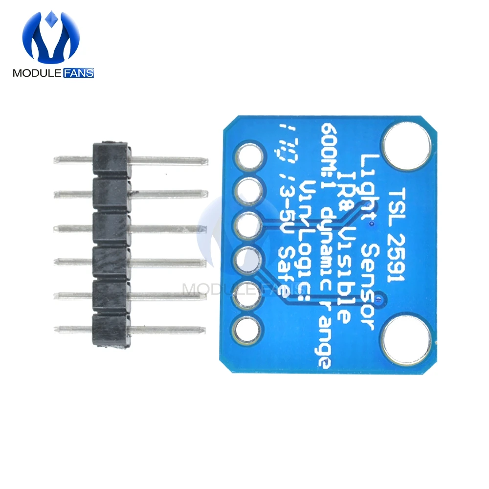 TSL2591 IIC I2C свет Сенсор Breakout модуль высокий динамический диапазон цифровое табло TSL25911FN 3,3 5 V Diy Электронные