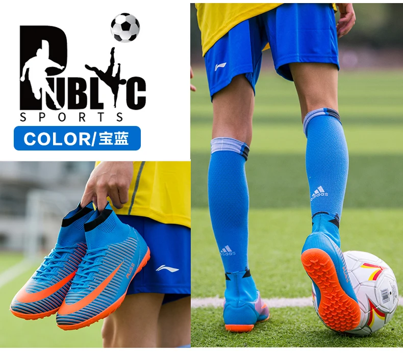 Zhenzu para meninos botas de futebol de