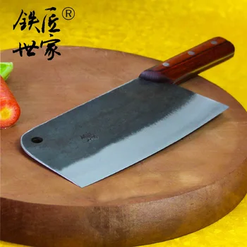 

Handmade forged kitchen slicing knife 8 inch chef knife chinese cleaver knife vegetable fruit meat kitchen knives кухонные ножи