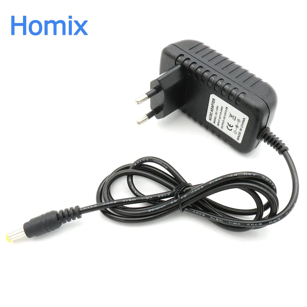 

Homixs AC 110 240V EU/US/UK/AU Output DC 12V 4A power adapter for led strip light LCD Monitor TV Box Switching Power supply