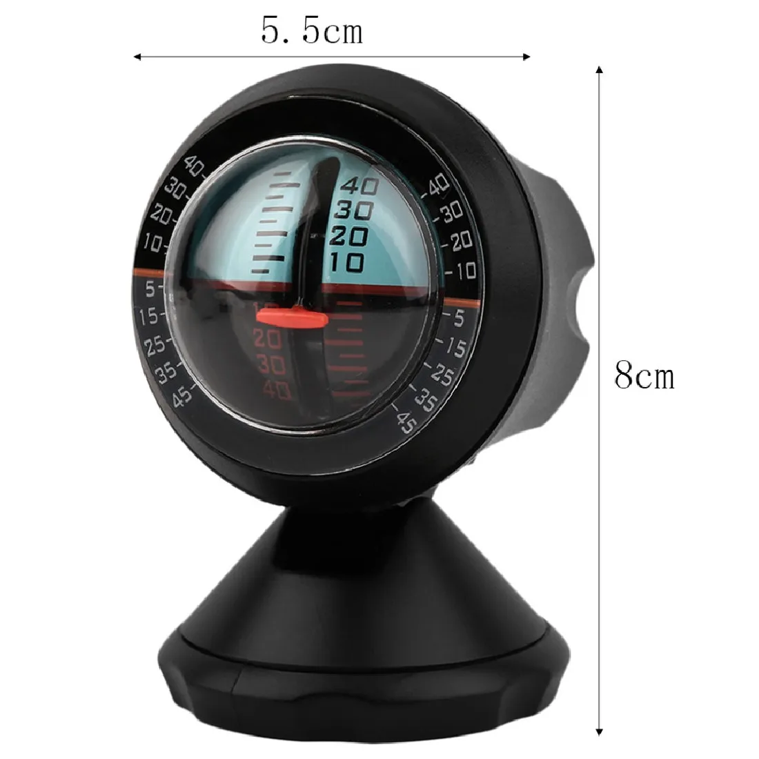 

New Style Car Vehicle Inclinometer Angle Slope Level Meter Tool Dinometer Grading Instrument Gradient Balancer SUV Declinator