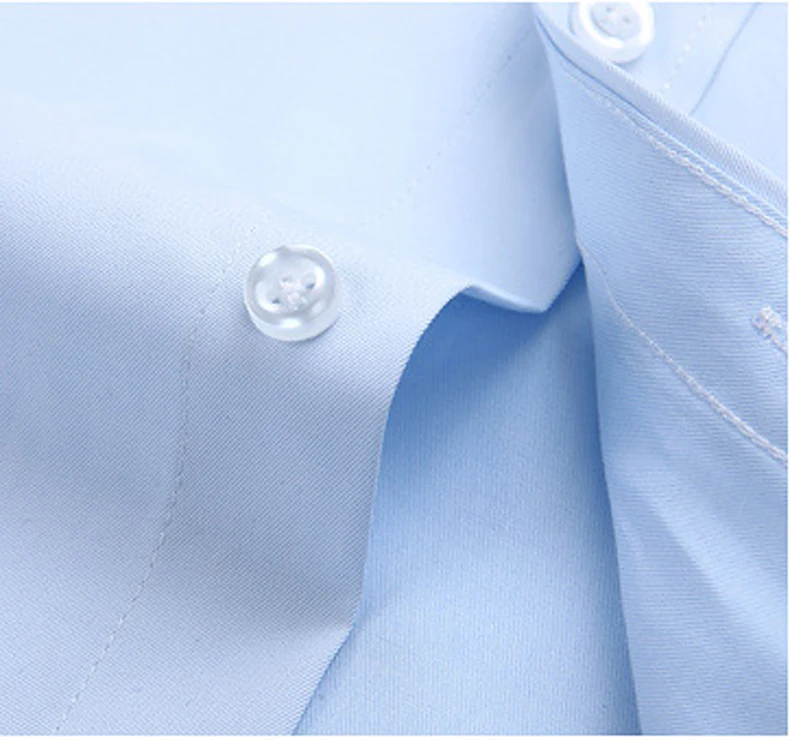 Бренд Новое поступление Для мужчин, одноцветное платье-рубашка с длинными рукавами формальная деловая, общественная рубашки классического дизайна без защипов