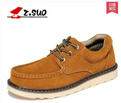 

Zsuo fashion plus size casual men's popular shoes, cow suede leather fashion male shoes , ZS6156