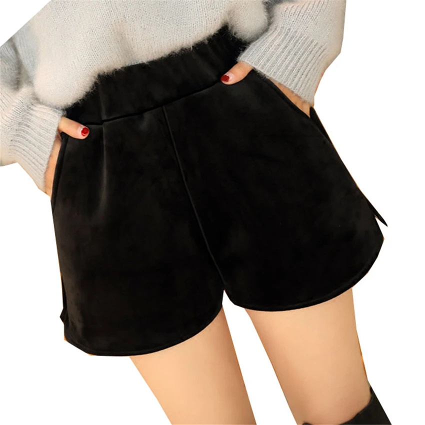 gold high waisted shorts