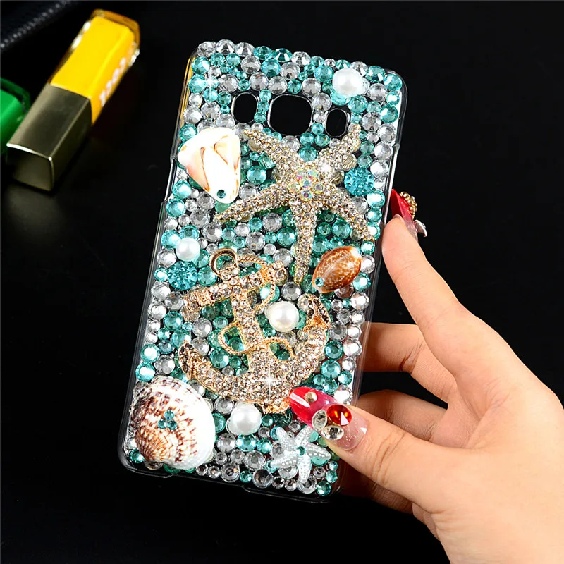 Блестящий 3D кристально чистый жесткий пластиковый чехол накладка для samsung Galaxy J5