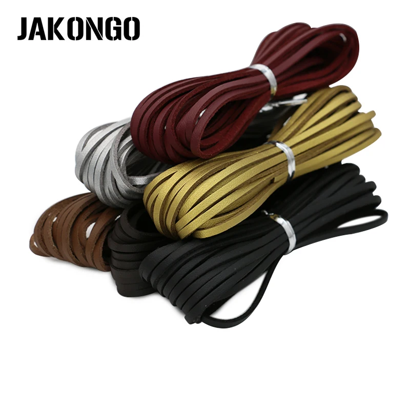 JAKONGO 5 м без каблука из искусственной замши в Корейском стиле бархат кожаный шнур веревка для набора «сделай сам» темы для изготовления ювелирных изделий декоративные принадлежности для рукоделия 3 мм