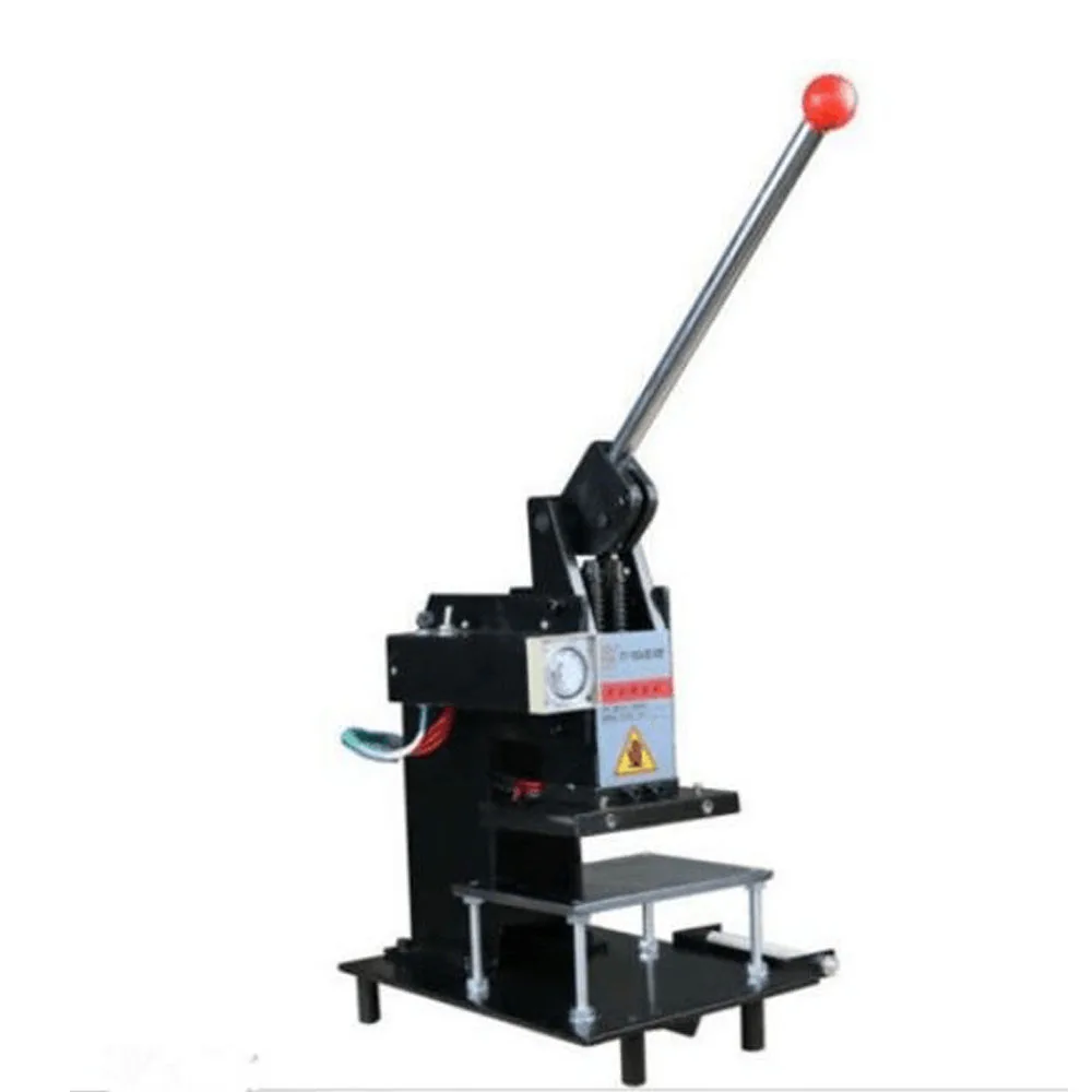 Manual Hot Foil Stamping Machine Leather Logo Embossing 15*10Cm 220V | Инструменты