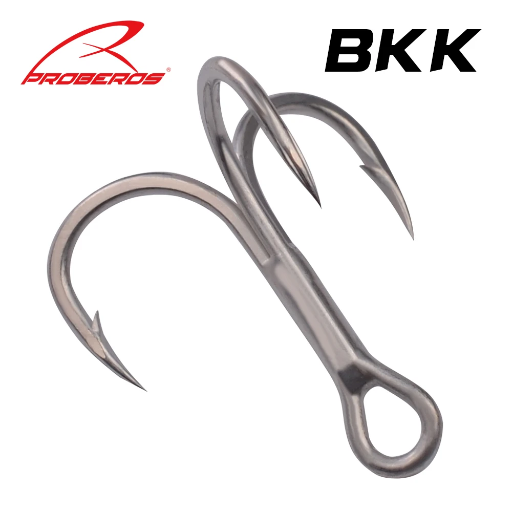 20pc/Box Super Sharp BKK Anchor Hook Treble Fishing Hooks 2/4/6/8/10 High Carbon Steel Treble