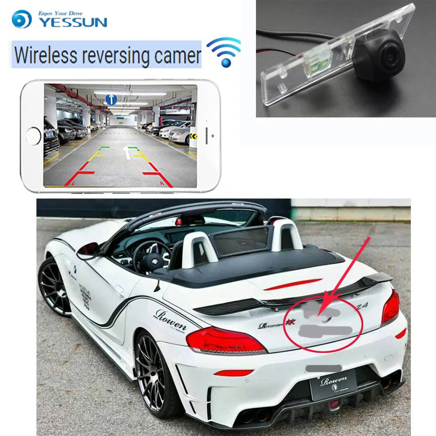 Новое поступление! Для BMW Z4 E85 E86 E89 2009 ~ 2014 Беспроводная Автомобильная камера