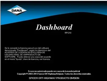 

Hyster Dashboard 1dana software v3.6.4