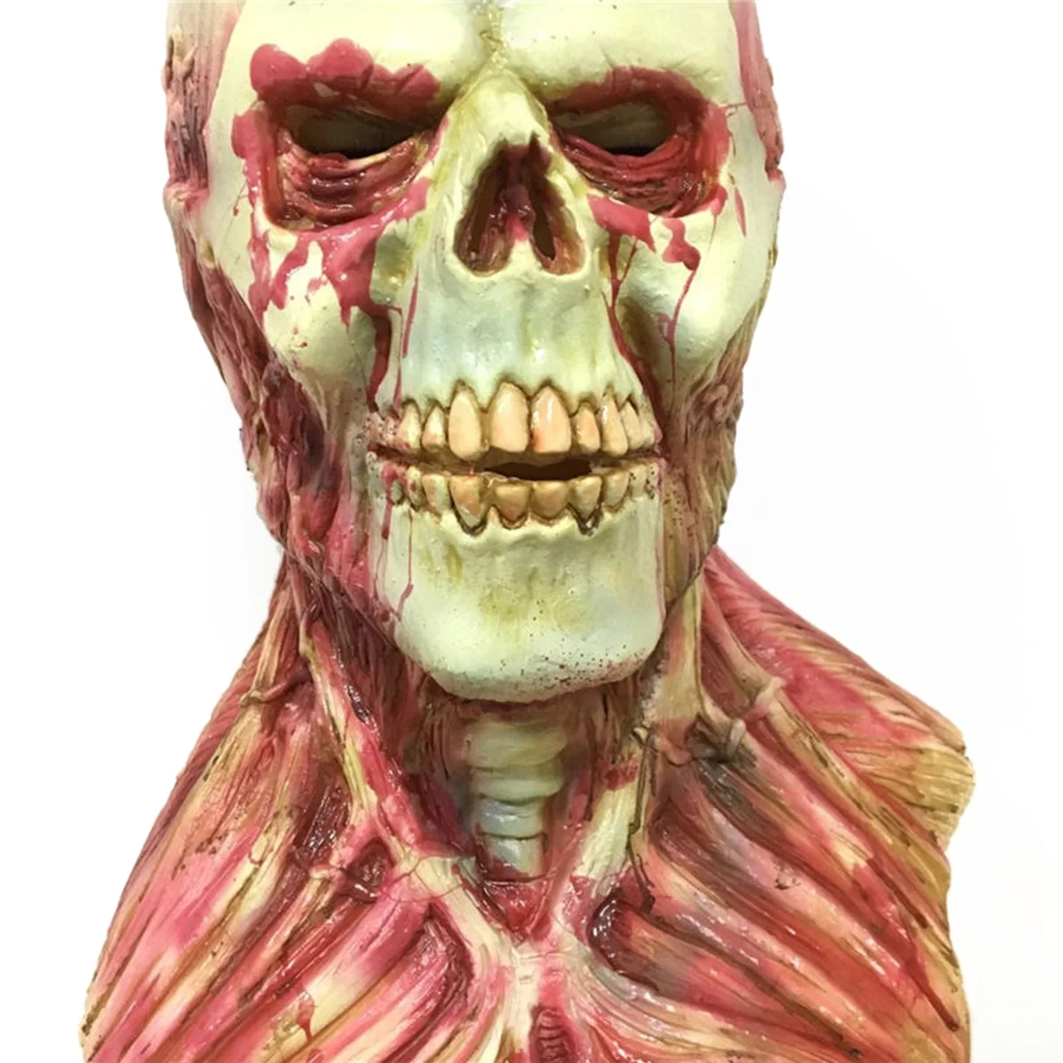 Ужас alien Bloody Zombie маска Тающее лицо взрослый латексный костюм Хэллоуин страшный
