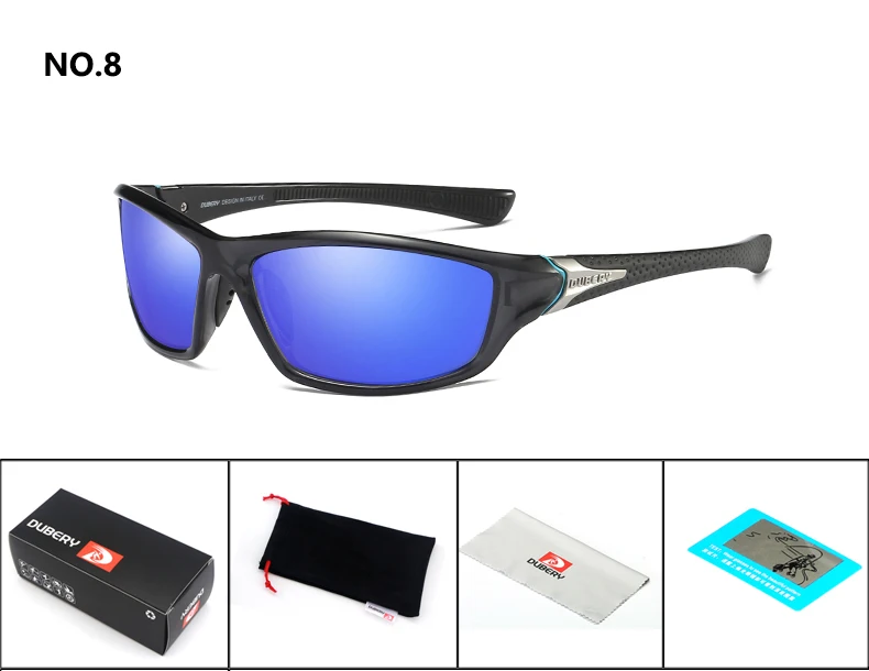 Спортивные поляризованные солнцезащитные очки UV400 летние очки для рыбалки на открытом воздухе для езды на велосипеде кемпинга 9 цветов - Цвет: 8