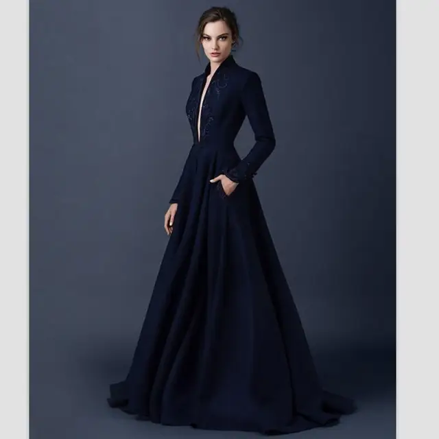 Long Sleeve Evening Gowns