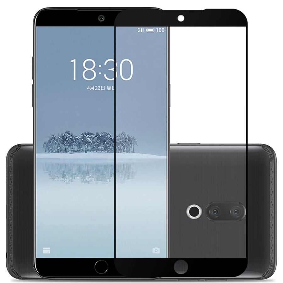 Для Meizu 15/Meizu 15 Plus/Meizu Lite Защитная пленка для экрана 2.5D уровень твердости 9H полное