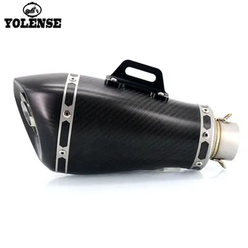 

For DUCATI 899 959 1199 1299 PANIGALE M1100 Daivel Daivels Inlet 51MM Motorcycle Modified Carbon Fiber Exhaust Muffler Pipe