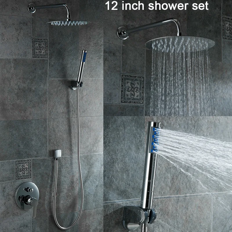 BECOLA 12 inch New shower set Pressurized sprinkler suit shower Circle