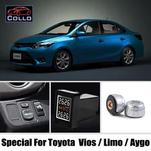 TPMS система контроля давления в шинах для Toyota Vitz Yaris Belta Vios Limo Aygo/Система контроля давления в шинах внешних датчиков DIY установка