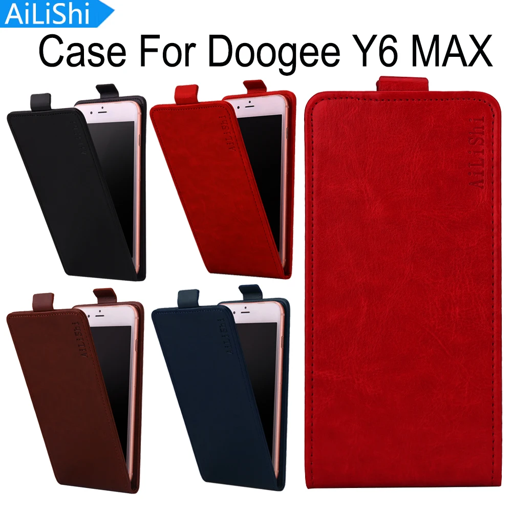 

AiLiShi Top Quality Fashion PU Protective Cover Skin For Doogee Y6 MAX Case Up And Down Flip Luxury Leather Case In Stock