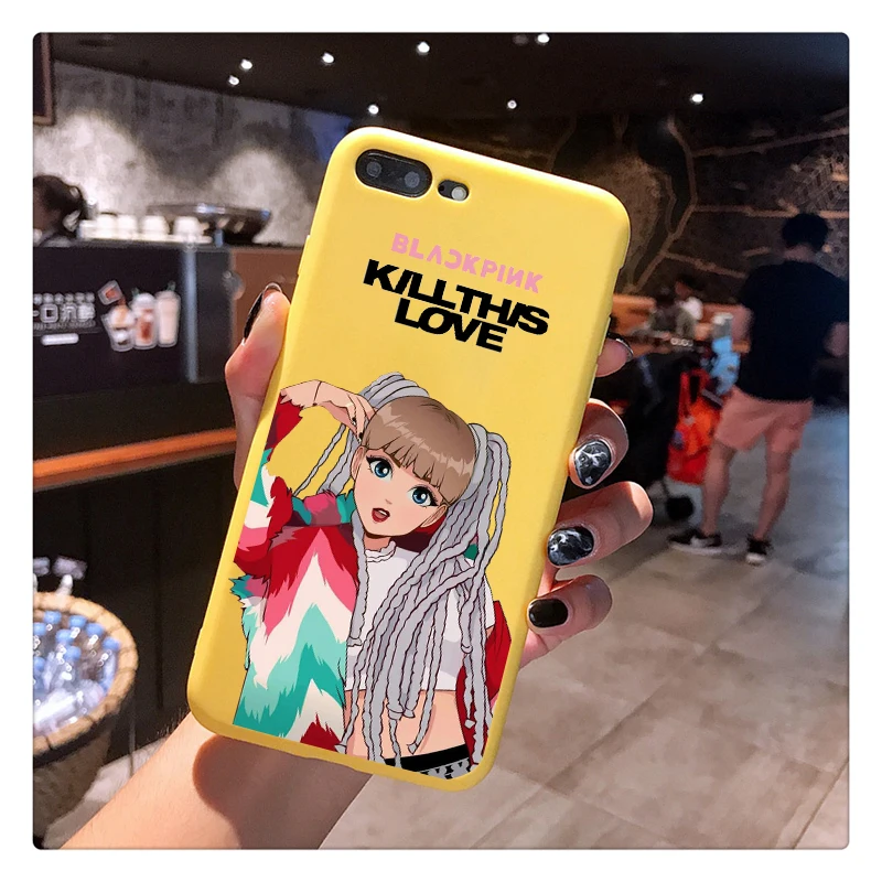 Черный мягкий силиконовый чехол для телефона Blackpink kill this love для iPhone XR X XS Max 6 6S 7 8 Plus 11 pro TPU черный чехол