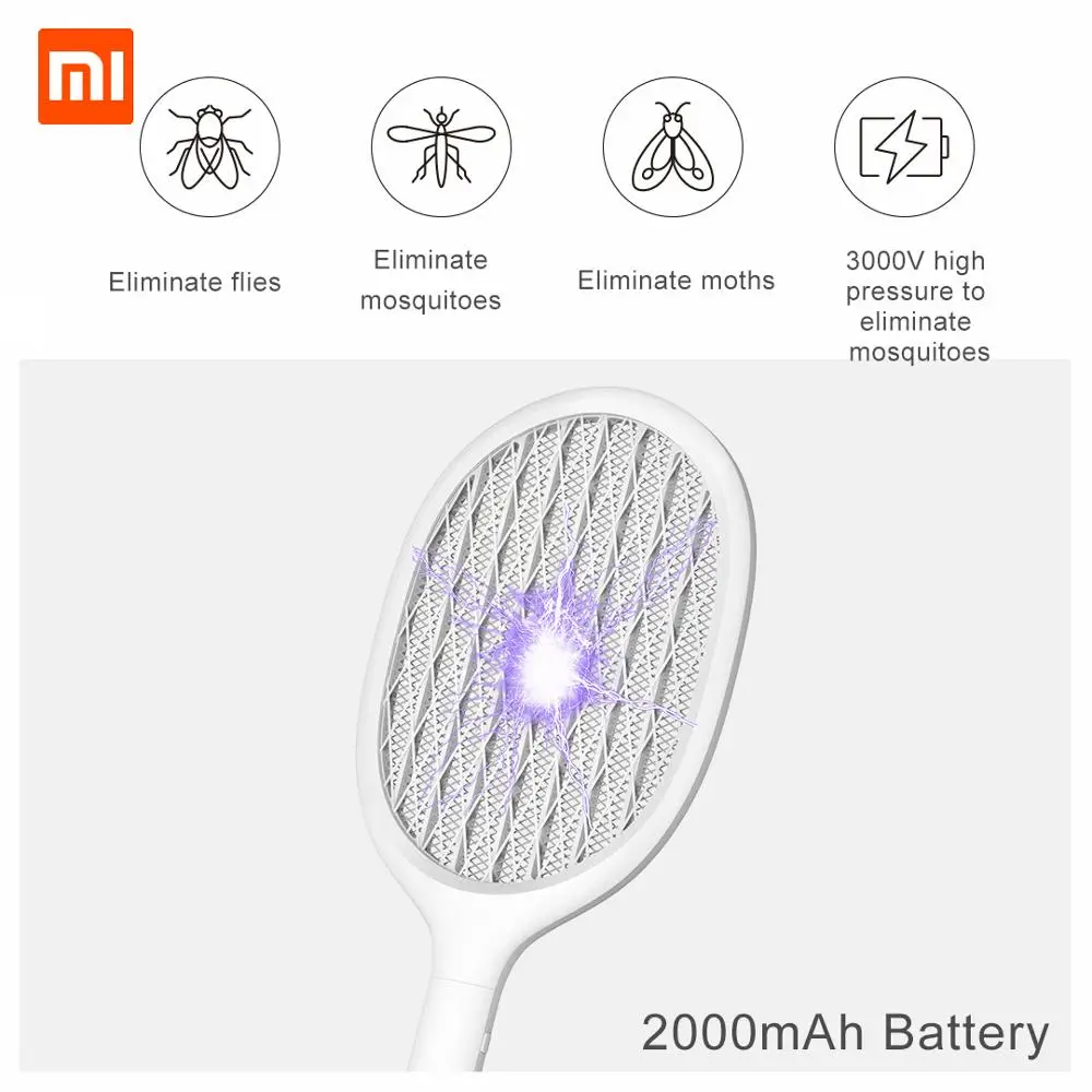 Электрическая мухобойка Xiaomi mijia Solove электрическая ручная 2000 мАч