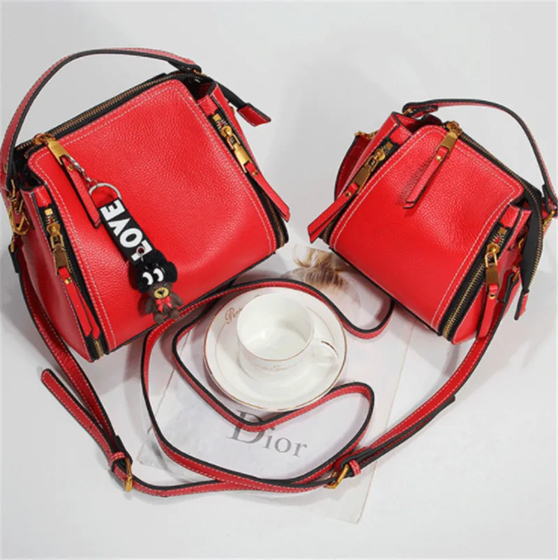

B0173 Designer Women's Crossbody Bag Genuine Leather Shoulder Bags For Female Casual Bag Ladies Handbag