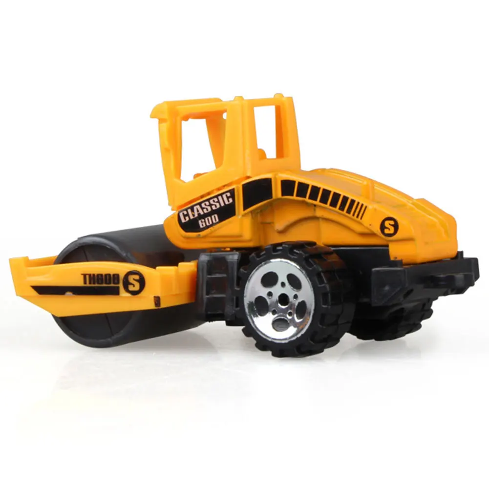 1: 64 среднего размера имитация инерции многотипных инженерных автомобилей детский экскаватор модели игрушечных автомобилей для мальчиков - Цвет: Road rollers