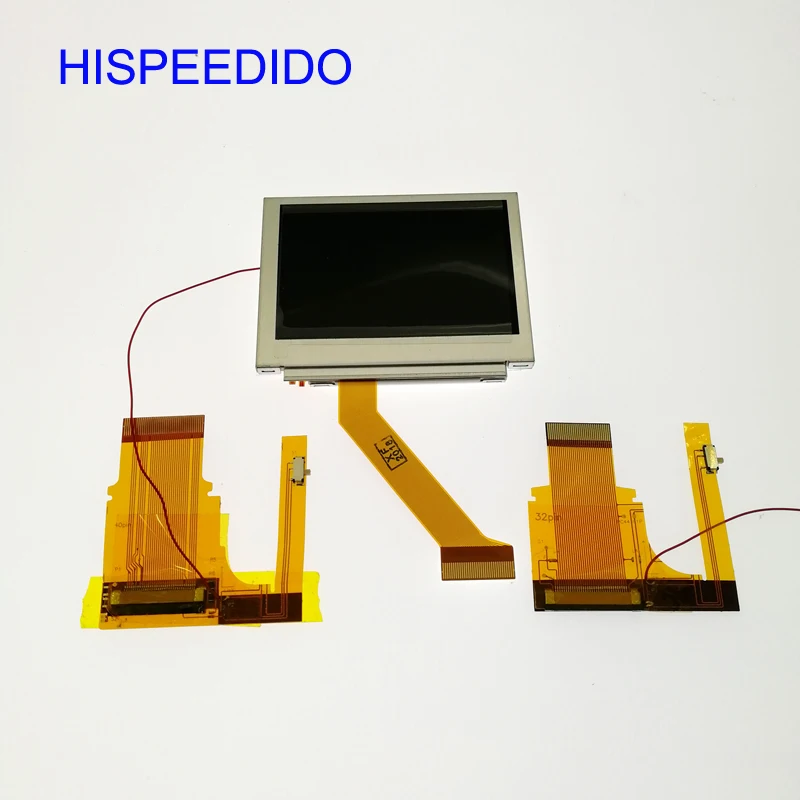 

HISPEEDIDO For GameBoy Advance GBA SP AGS 101 Highlit LCD Screen Backlit Brighter with 40pin/32pin adjust Switch ribbon cable