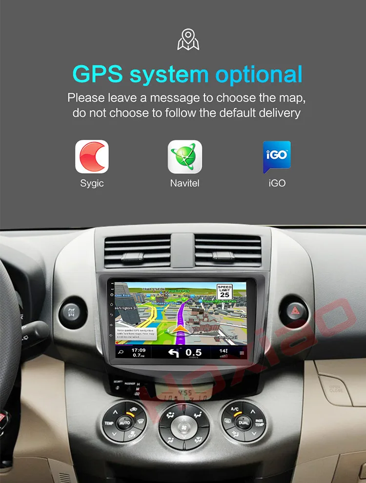 Flash Deal Hoxiao Android for Toyota Rav 4 RAV4 2008-2012 GPS HD multimedia player map navigation WIFI BT no dvd MF 8 inch 2DIN car radio 11