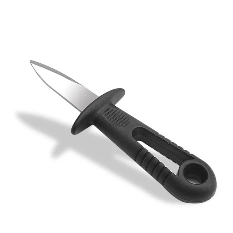 Yiwumart нож из нержавеющей стали с ручкой для устриц с острыми краями, Шукер в виде раковины, инструмент для открывания морепродуктов, Многофункциональные кухонные инструменты