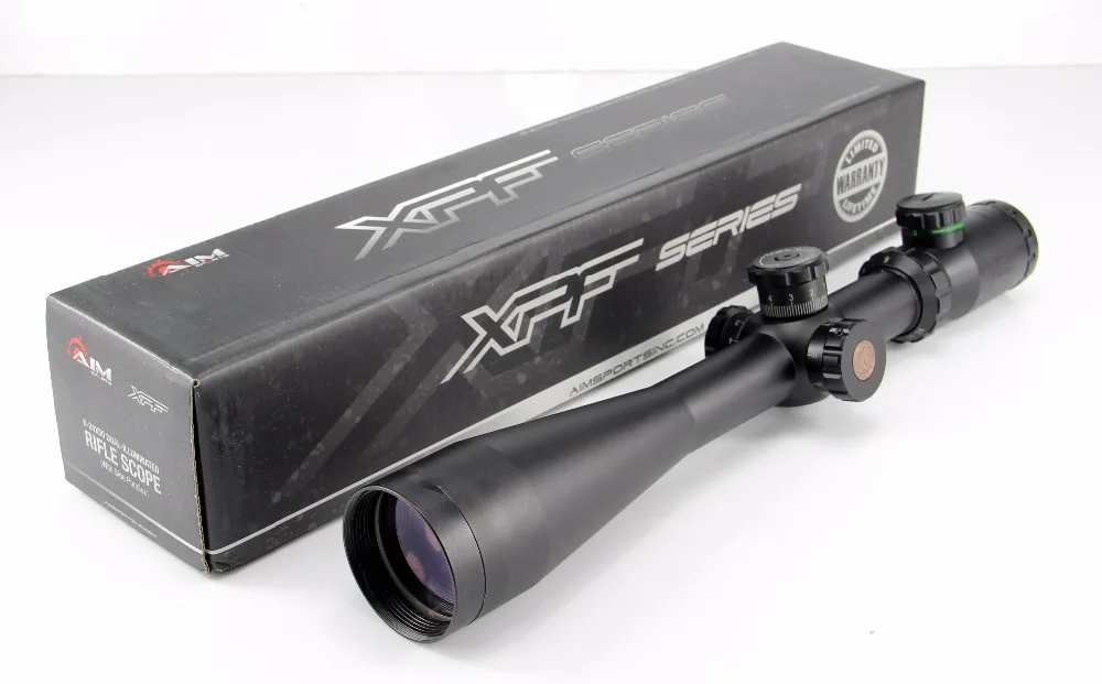 

New Top Quality 6-24x50 Dual Illuminated Hunting Rifle Gun Scope Tactical Airsoft Combat Firearms Gunsight With Side Parallex