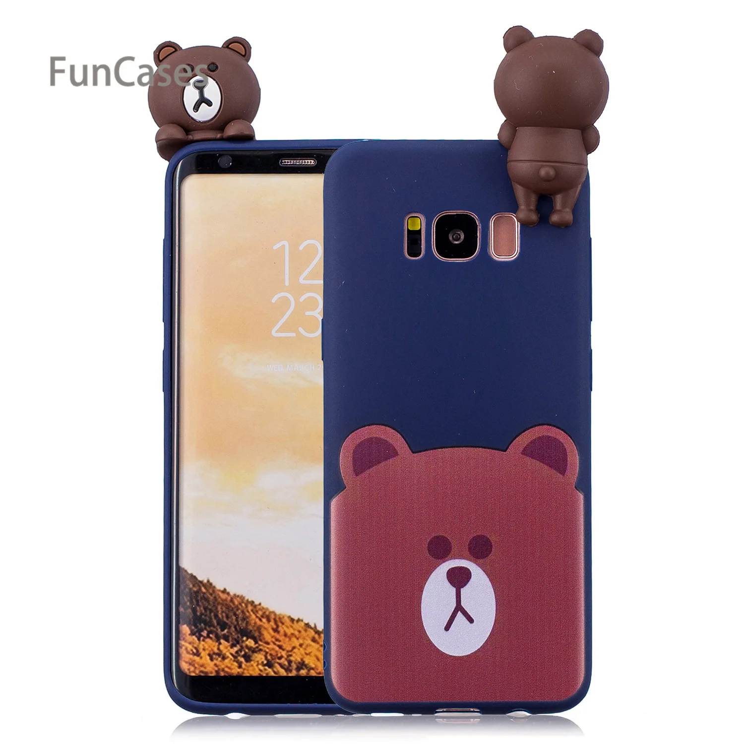 Красивый панда чехол для телефона с рисунками Etui samsung S8 плюс мягкий ТПУ Positivo