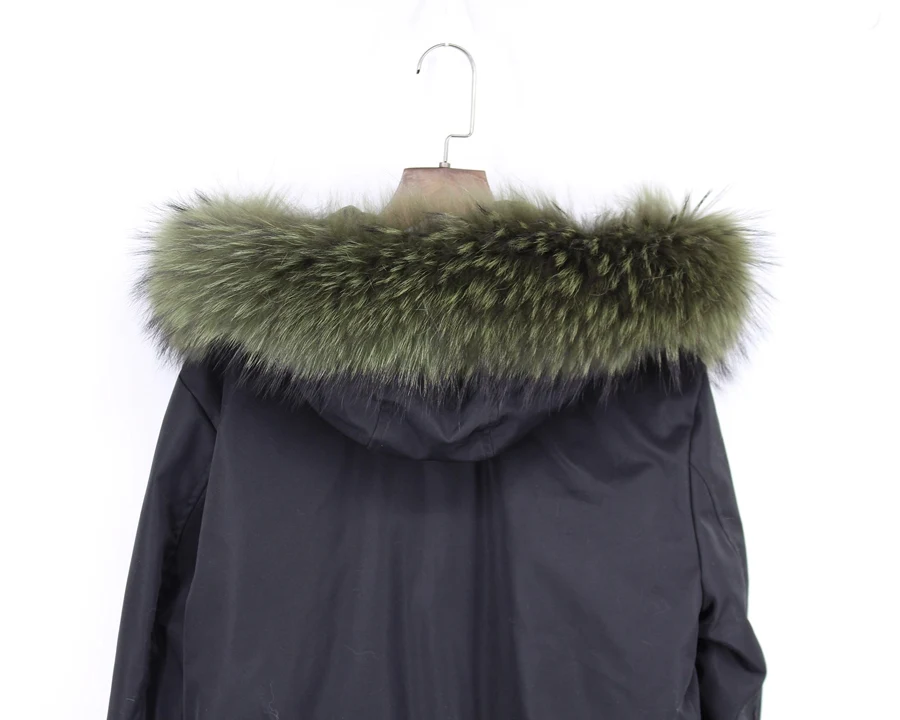 genuine raccoon fur hoody trim collar (4)