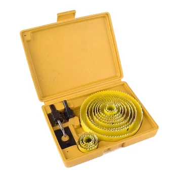 

Down Lights Hole Cutter Saw Holesaw Kit Set yellow/red/black