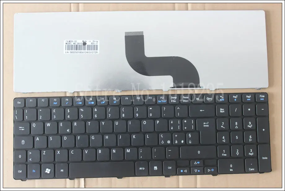 100% Italian Keyboard for ACER Aspire ZQ2 ZR7 ZYB 5800 7251 7331 7336 5740Z 5741G 5625 5625G 5736G 5739 IT Laptop Keyboard