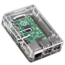 EDT-Premium Case Box for Raspberry Pi 2 Model B Case Cover Enclosure Box ABS Transparent