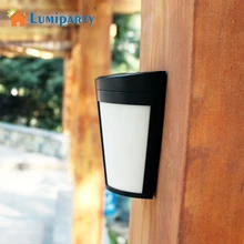 Lumiparty 6LED солнечных батареях интеллектуальные движения Сенсор энергосбережения Водонепроницаемый Лампы для мотоциклов Настенные светильники для двор сад